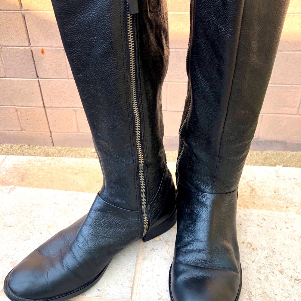 Tall zip boots